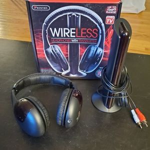 sentry wireless headphones with transmitter